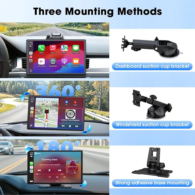 Carplay Screen for Car, Mirror Link, Voice Control, Hands-Free Calling - Image 7