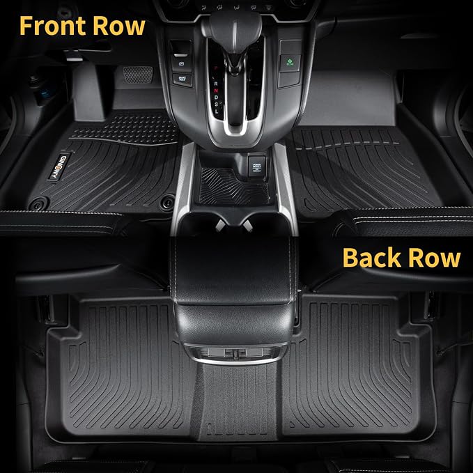 GINOWY-Floor Mats for Buick Enclave 2018-2024, TPE All Weather Mats Enclave - Image 8