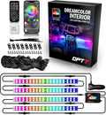 OPT7 Aura DreamColor Interior Light Strips, Underdash Ambient Lighting Universal by OPT7