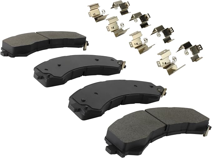 Premium Semi-Metallic Rear Brake Pads Compatible - Image 2