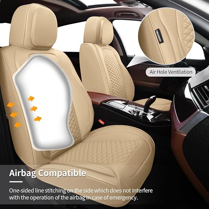 Car Seat Covers Full Set Leather Seat Covers Automotive Seat Covers Universal - Image 5