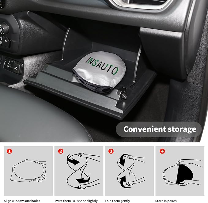 Windshield Sun Shade for Jeep Grand Cherokee SUV 2011-2026 Front Sunshade Car - Image 5