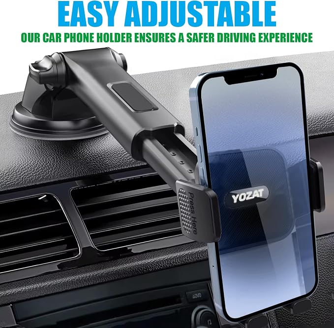 Car Phone Holder for Dashboard, Windshield, Air Vent - Image 5