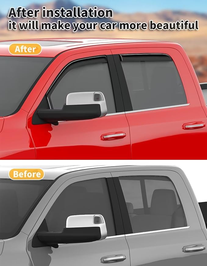 in-Channel Window Rain Guards Fit - Image 5