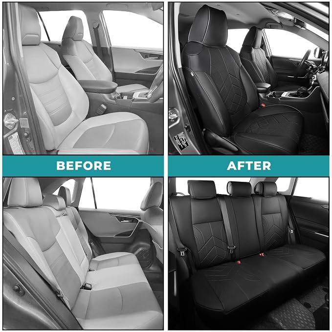 for Toyota RAV4 Seat Covers 2019 2020 2021 2022 2023 2024 2025 RAV 4 Prime & - Image 5