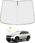 Windshield Sun Shade for Jeep Grand Cherokee/Grand Cherokee L 2021-2026 by Canvcle