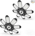 Garage Lights - 40000LM Super Bright Garage Lights Ceiling Led w/ 8 Deformable by POLARPRAUS