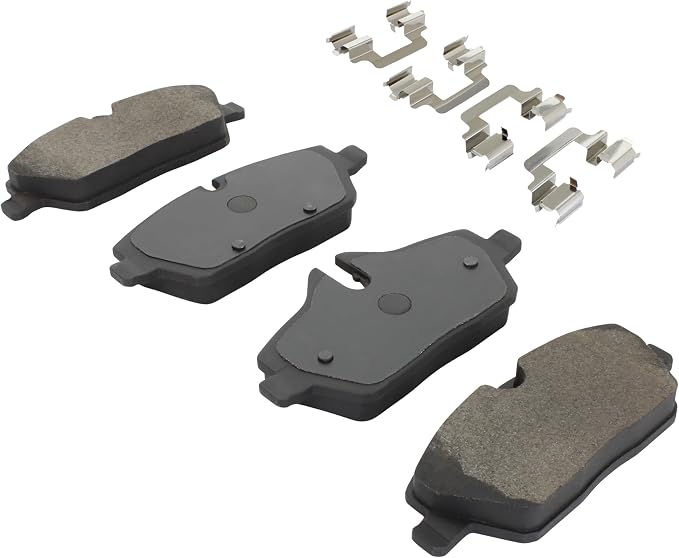 Premium Semi-Metallic Front Brake Pads Compatible - Image 2