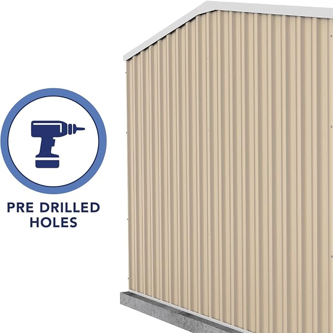 Absco Premier Storage Sheds, DIY Backyard Shed, Utility Tool Storage, Weather & - Image 5
