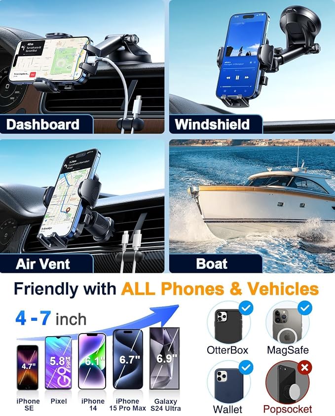 YRU [True Military-Grade & 360 Degrees Rotatable Suction 2025 Ultimate Car - Image 6