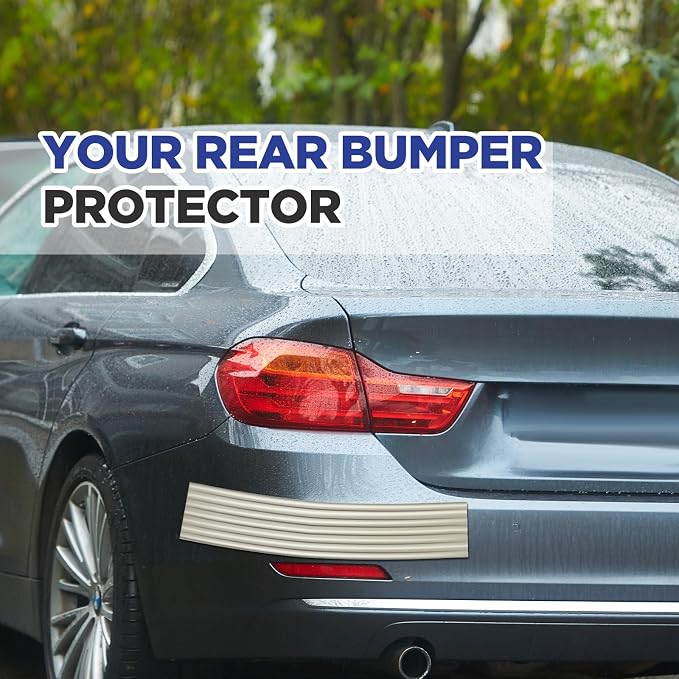 Garage Wall Protector 3.15in x 10ft Self-Adhesive Rubber Bumper Protectors Strip - Image 6