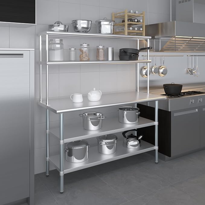 Amgood Stainless Steel Work Table - Image 8