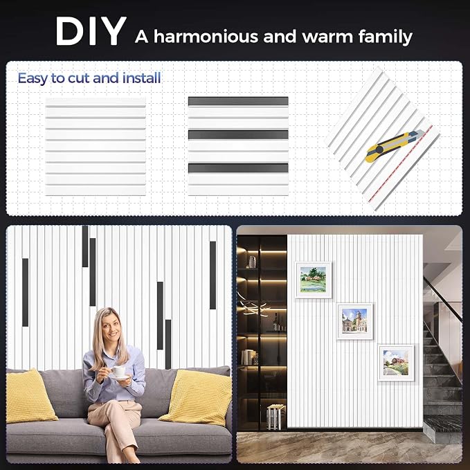 8 Pack Large Soundproof Wall Panels, 15.7 x 15.7 x 0.47 in Sound Proof Foam - Image 4