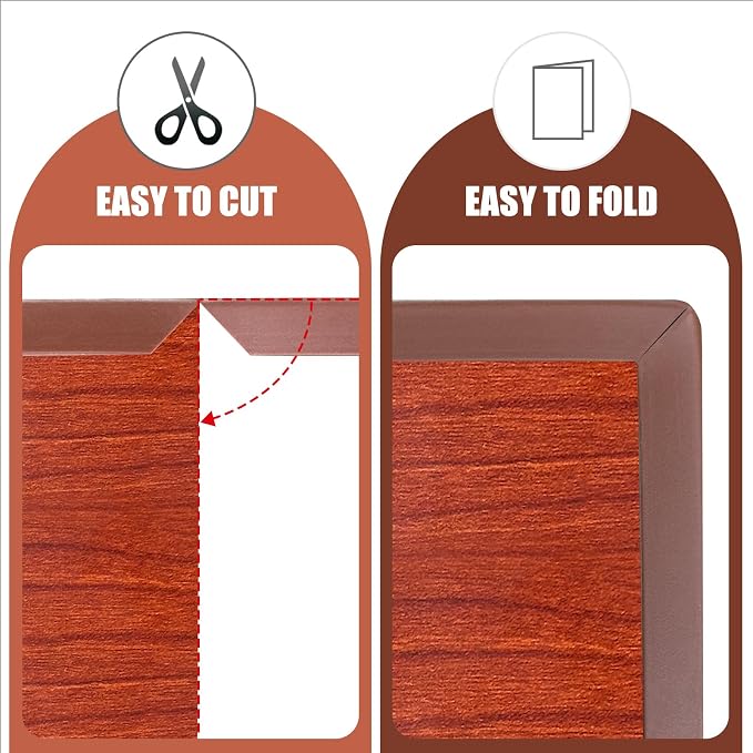 Rubber Edge Trim, Flexible Self-Adhesive U Shaped Peel and Stick Edge Banding - Image 5