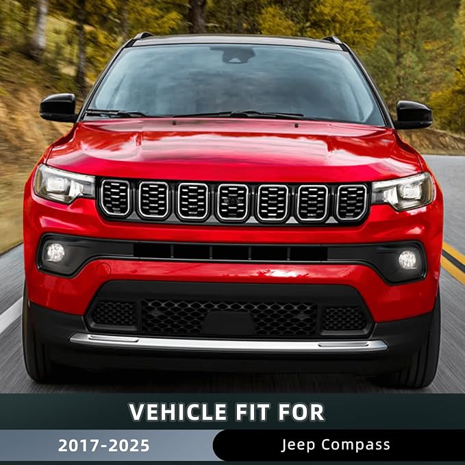 in Channel Window Visors for Jeep Compass 2017 2018 2019 2020 2021 2022 2023 - Image 2