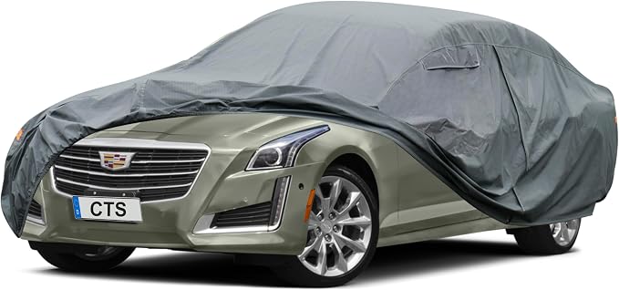 Premium Car Cover Custom Fit Cadillac CTS/CTS-V, 16 Layers Heavy Duty Car Cover by GUNHYI