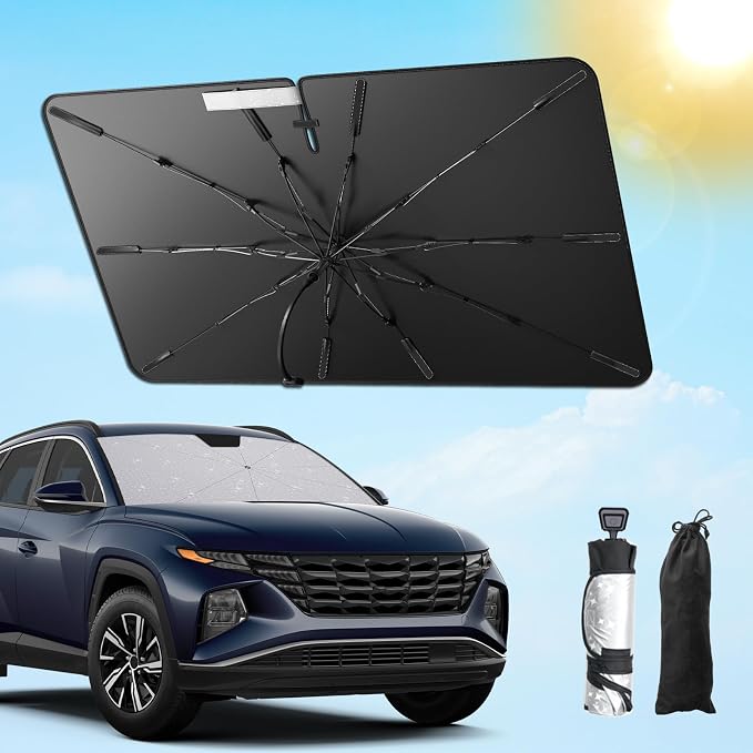 SXCY for 2022-2024 2025 Hyundai Tucson Windshield Umbrella Sunshade for 2024 - Image 2