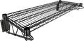 14" x 36" Black Epoxy Wire Wall Mount Shelf by Krollen+Industrial