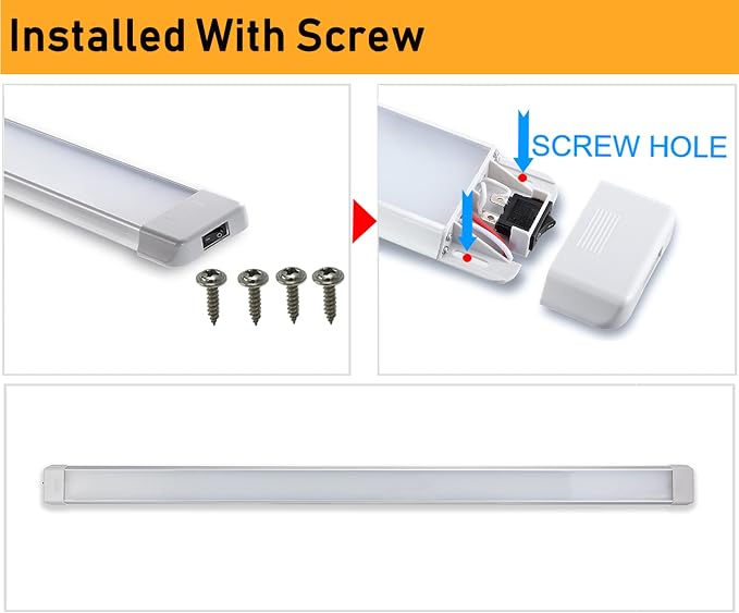 RV Cargo Truck LED Interior Utility Light Fixture 42.1" x 2.6", High - Image 4