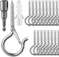 36 PCS Q-Hanger Hooks, Screw Hooks by FSAH