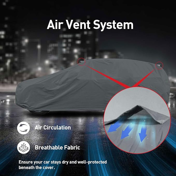 USCarCover Supreme All Weather Protection, Breathable Car Cover - Image 5