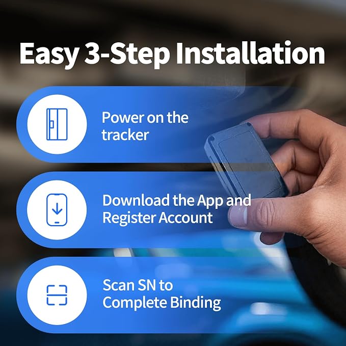 GPS Tracker for Vehicles No Monthly Fee, No Subscription, Long Battery Life - Image 6