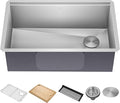 KRAUS Kore Workstation 30-inch Undermount 16 Gauge Stainless Steel Kitchen Sink by KRAUS