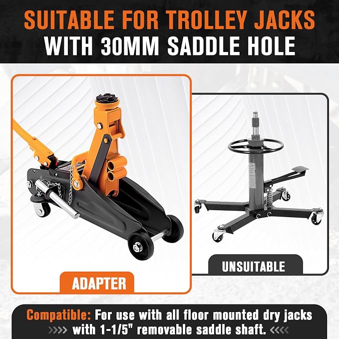 Transmission Jack Adapter for Cars, and Other Vehicles, 1/2 Ton Universal - Image 5