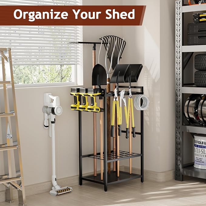 Garden Garage Tool Organizer Yard Tool Organizer - Image 3