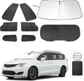 TINGLU Window Shades for Chrysler Pacifica Minivan 2017-2025 Accessories Full by TINGLU