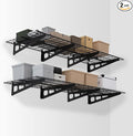 WORKPRO 2-Pack 2x6FT Garage Wall Shelving, 72” x 24” Heavy Duty Wall Mounted by WORKPRO