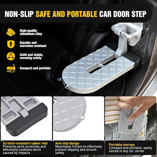 Nilight Car Door Step for Roof Access Universal Car Step Hook for Roof SUV - Image 3
