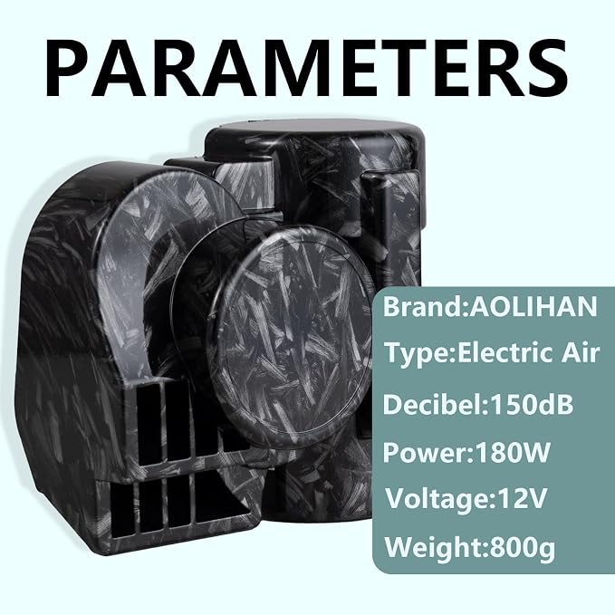 Loud Car Horn with Relay, 150dB Train Horn - Image 3