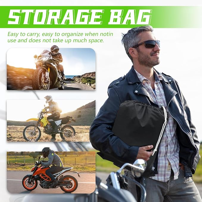 COVERVIN Motorcycle Cover, All Weather Outdoor Waterproof Night Protection - Image 6
