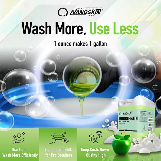 Nanoskin BUBBLE BATH Foaming Car Wash Shampoo 55 Gallons - Image 2
