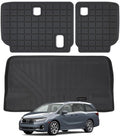 Cargo Liner Trunk Mats for 2011-2025 Honda Odyssey, TPE All Weather Protection by SANBAN-AXE