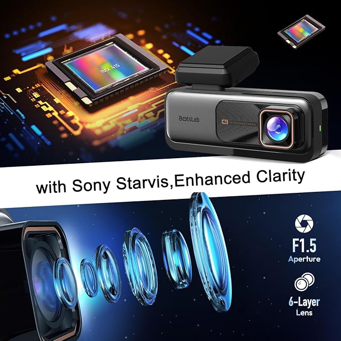 4k Dash Cam Front and Rear, 24/7 Parking Monitor - Image 5