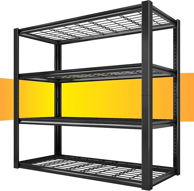 REIBII 40" W Storage Shelves 2200LBS Garage Shelving Heavy Duty Metal Shelving by REIBII