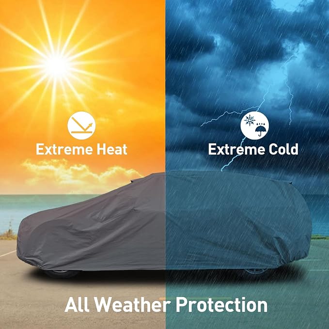 USCarCover Supreme Car Cover for Jeep Wrangler 2004-2025 SUV 2-Door Upgraded - Image 2