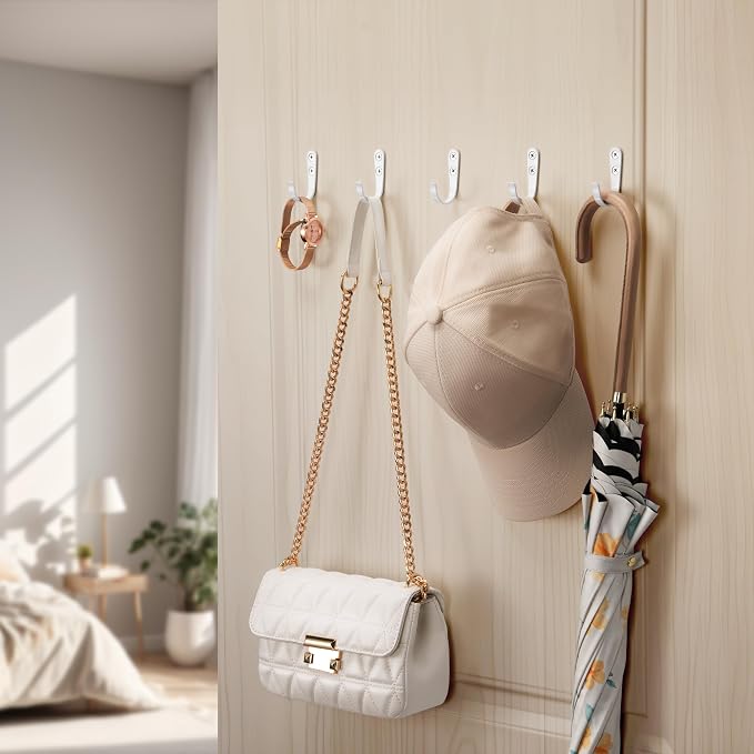 15Pcs Wall Hooks for Bathroom, and Garage - Image 7