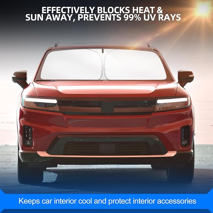 Windshield Sun Shade for Honda Prologue EV 2024-2025 2026 Foldable Sunshade - Image 7