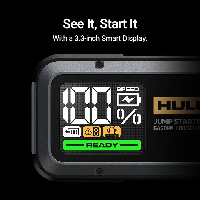 Hulkman Alpha85, Midnight Green, 2000A 74Wh Smart Jump Starter, 12V Portable - Image 4