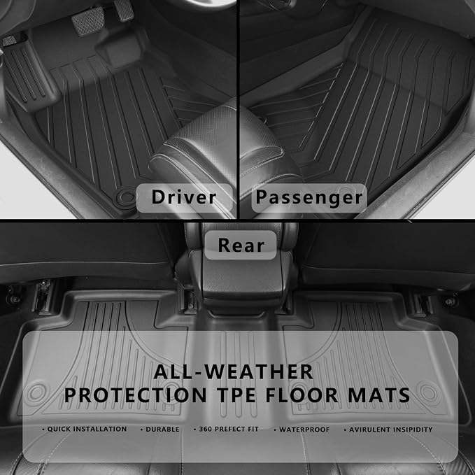 Fit for 2025 2024 2023 2022 Honda Civic Sedan Si Floor Mats & Cargo Liner: All - Image 3
