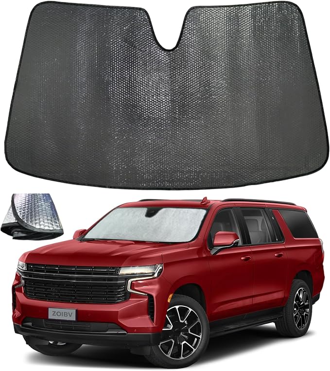 Windshield Sun Shade for Chevrolet Chevy Suburban 2021-2024 by ZOIBVCARSUNSHADE