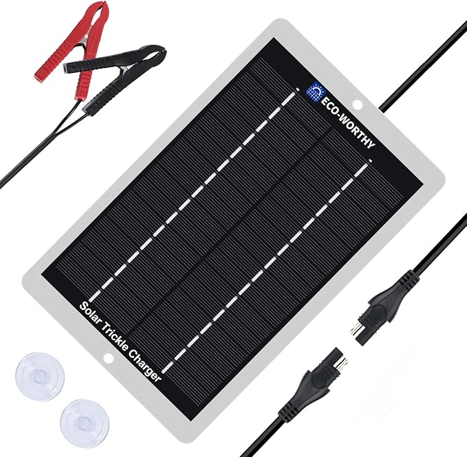 ECO-WORTHY Solar Battery Charger 12 Volt Waterproof Portable Power Solar Panel by ECO-WORTHY