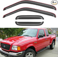 in-Channel Window Visors Rain Guards Shield by YQAUTEC