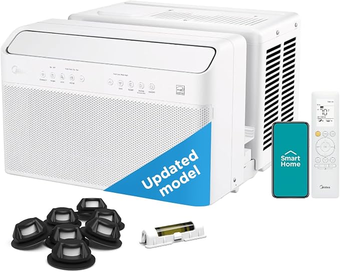 Midea MAW08V1QWT U-Shaped AC Window Air Conditioner by Makeyourselfathome