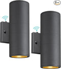 Ken & Ricky Dusk to Dawn Outdoor Lighting, Outdoor Wall Sconce Lights, Cylinder by KenRicky