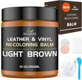 Leather Recoloring Balm, 10oz Leather Color Restorer Leather Repair Kit by SHABEIBEI