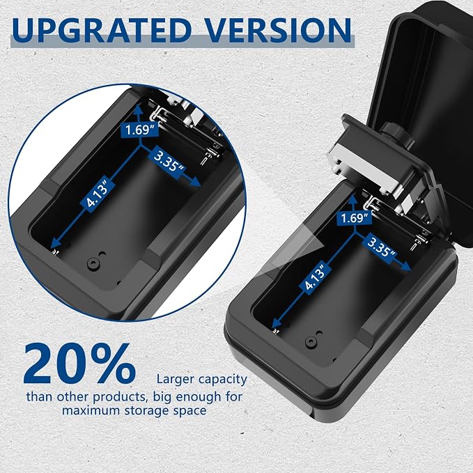 SL-591 Car Window Lock Box for Turo, Car Key Lock Box - Image 2